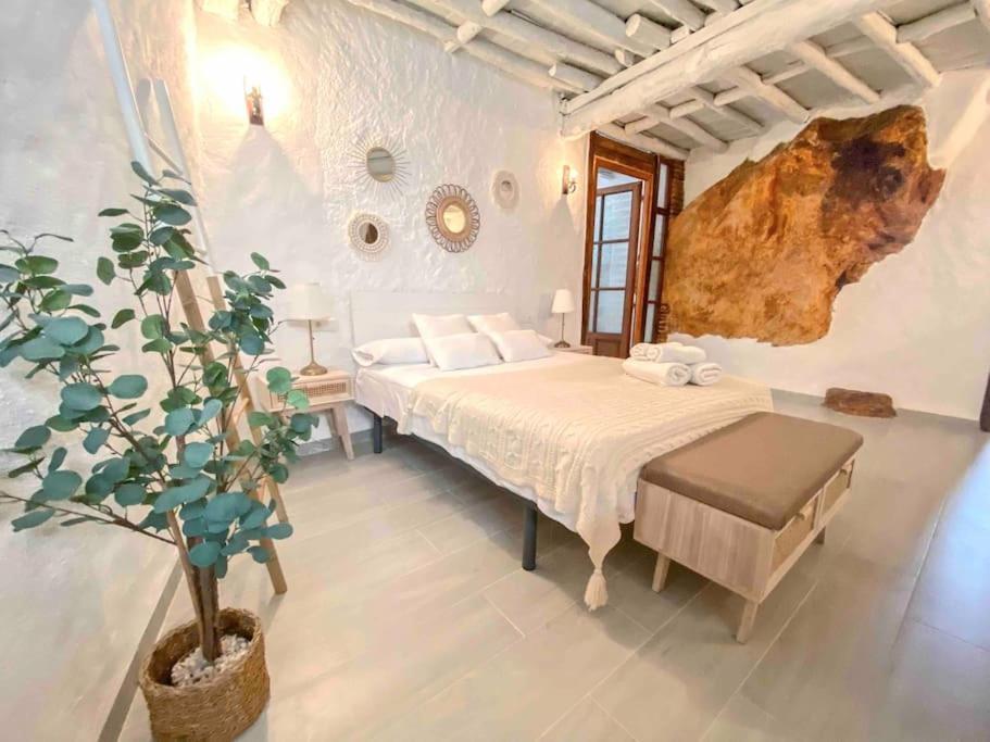 La Palmera. Casa Rural Con Piscina Privada. Benadalid Buitenkant foto